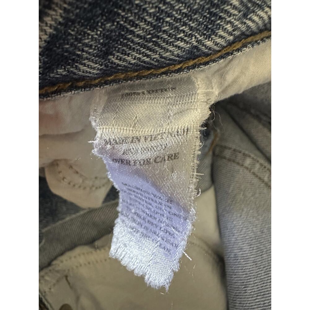 Playboy PacSun Reworked Upcycled Patchwork Denim Jeans Tapestry Boho Women's 27 - Picture 10 of 15